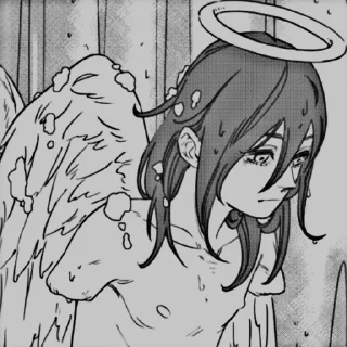 🍷 emoji angel. @chainsawmaneb Telegram sticker 4 of 15