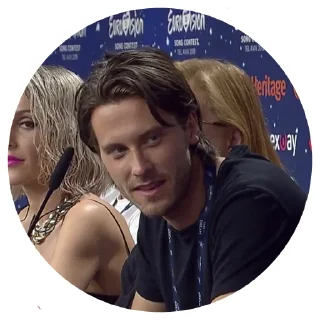 😏 emoji Eurovision Telegram sticker 12 of 28
