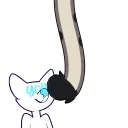 😺 emoji Snow Leopard by @CrazySnep & NowAndLater Telegram sticker 9 of 15