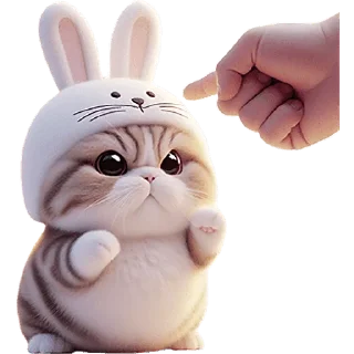 😤 emoji Мяу-кролик @Nyasticks Telegram sticker 9 of 42