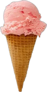 Sticker from ice cream