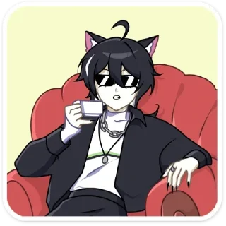 😎 emoji Рен Telegram sticker 18 of 63