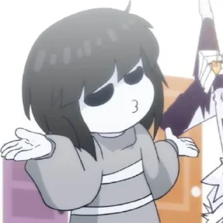 🤍 emoji Core Frisk by :  @stickers_undertale Telegram sticker 4 of 20