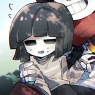 🤍 emoji Core Frisk by :  @stickers_undertale Telegram sticker 17 of 20