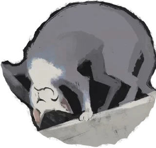 👀 emoji Байкотик (art by Imperiat) Telegram sticker 4 of 17