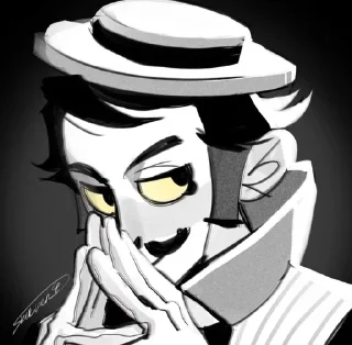 😏 emoji ɢʀᴀʏ [ʙʀᴀᴡʟ sᴛᴀʀs] Telegram sticker 18 of 99