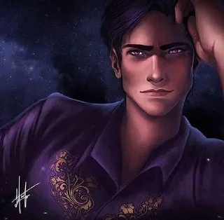 Sticker from kingdom of thorns and roses