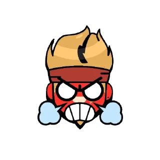 😡 emoji Канал @BrawlStarsNever Telegram sticker 9 of 118
