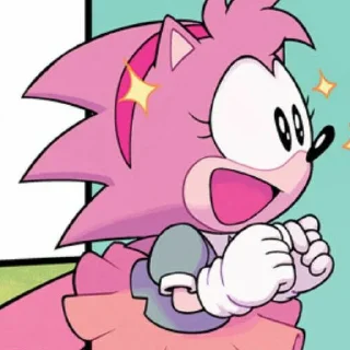 🤩 emoji Classic Amy (@sonic_the_hednehog) Telegram sticker 18 of 73