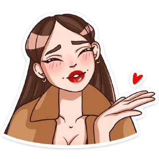 😘 emoji Нэнси (@TgSticker) Telegram sticker 17 of 48