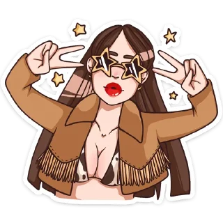 ✌️ emoji Нэнси (@TgSticker) Telegram sticker 3 of 48