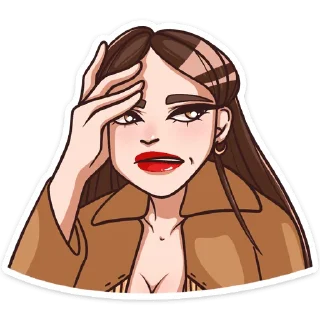🤦‍♀ emoji Нэнси (@TgSticker) Telegram sticker 21 of 48