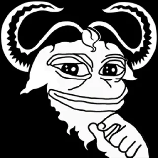😎 emoji Frog 𓆏 Telegram sticker 7 of 65
