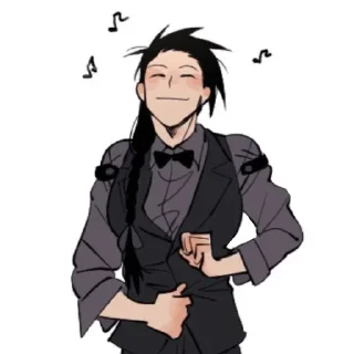 😌 emoji FullMetal Alchemist by @stickerhut Telegram sticker 22 of 120