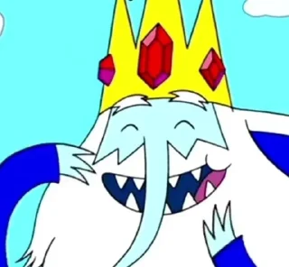😄 emoji ice king 🧊 Telegram sticker 7 of 91