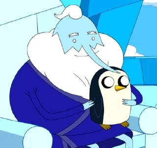🐧 emoji ice king 🧊 Telegram sticker 9 of 91