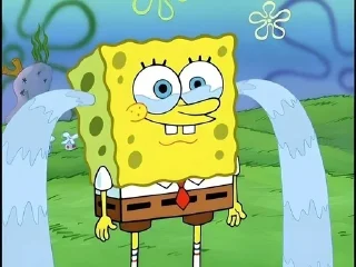 😭 emoji Cute SpongeBob💋🧽 Telegram sticker 13 of 68