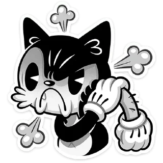 😡 emoji Ретрокот Джо ➩ @Earth928B Telegram sticker 13 of 46