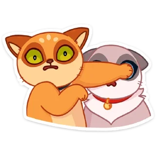 Sticker from Огонёк и Дымка :: @stickroom