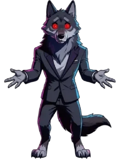 🤷 emoji Волк Telegram sticker 9 of 13