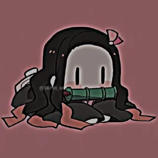 ❤️ emoji Незуко Telegram sticker 17 of 60