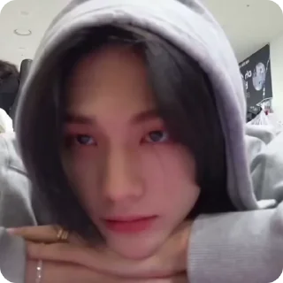 🥡 emoji hyunjin with @LOV3D1VE Telegram sticker 22 of 40