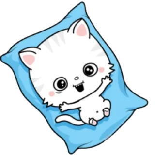 😊 emoji Котёнок туффио Telegram sticker 10 of 13