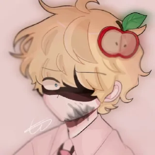 🍎 emoji Adam Murray <3 2.0 @laymishh Telegram sticker 16 of 120