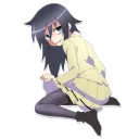 Sticker from Tomoko Kuroki (@topwaifu)