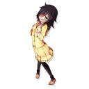 ☺️ emoji Tomoko Kuroki (@topwaifu) Telegram sticker 7 of 20