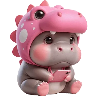 Sticker from Бегемотики: @Pea4_stickerbot