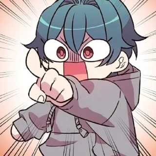 😡 emoji Джи хо @Manhwastickersl Telegram sticker 4 of 120