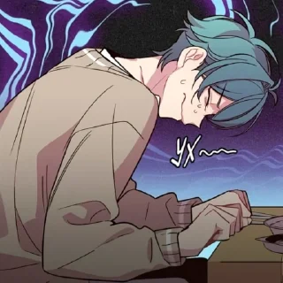 😥 emoji Джи хо @Manhwastickersl Telegram sticker 13 of 120