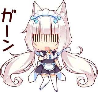 😰 emoji NEKOPARA @W1NTREXX Telegram sticker 23 of 91