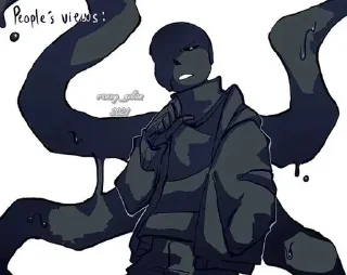 🖤 emoji Nightmare_Sans Telegram sticker 21 of 119