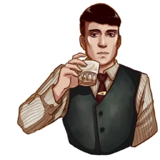 🥃 emoji Peaky Blinders by @stick17 Telegram sticker 1 of 9
