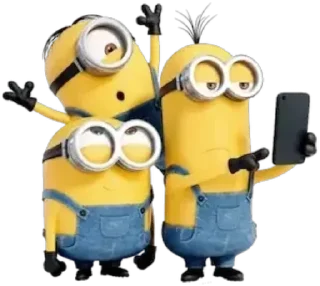 ✌ emoji minions Telegram sticker 19 of 56