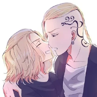 🌟 emoji Майки Кенчик в цвете Telegram sticker 14 of 31