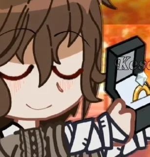 Sticker from парные стикеры соукоку~°Dazai°
