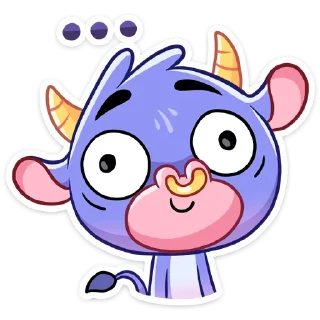 🤔 emoji Бычок Билли (@TgSticker) Telegram sticker 22 of 48