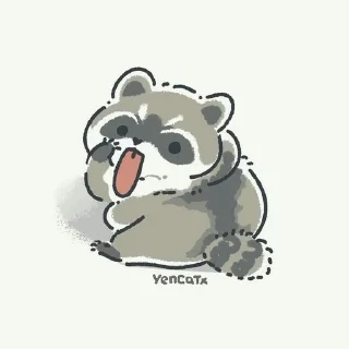 😒 emoji Енотик Telegram sticker 11 of 89