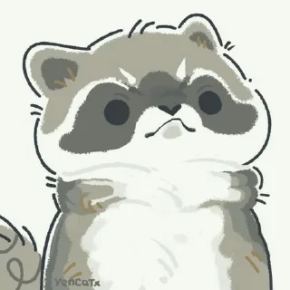 😡 emoji Енотик Telegram sticker 16 of 89
