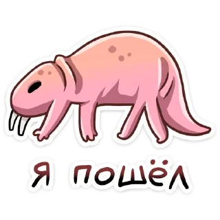 Sticker from Голый землекоп от @TgSticker