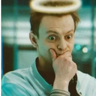 😇 emoji След Telegram sticker 21 of 52