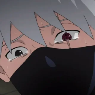 😭 emoji Kakashi Telegram sticker 5 of 58