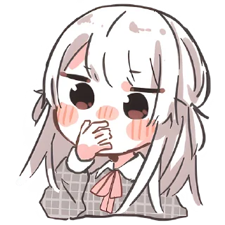 🤭 emoji Веслопола–тян @nyasticks Telegram sticker 20 of 40