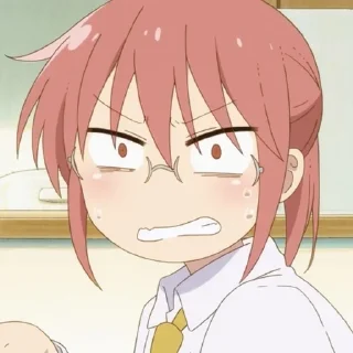 😟 emoji Kobayashi icon! Telegram sticker 5 of 56