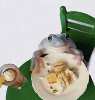 🍽 emoji Лягушки 🐸💗 Telegram sticker 11 of 43