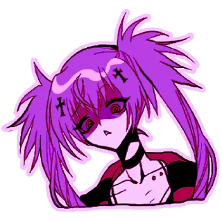 😳 emoji Ультрамариновая-тян 2 @Nyasticks Telegram sticker 10 of 33