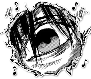 👁 emoji Sakamoto Days Telegram sticker 19 of 35
